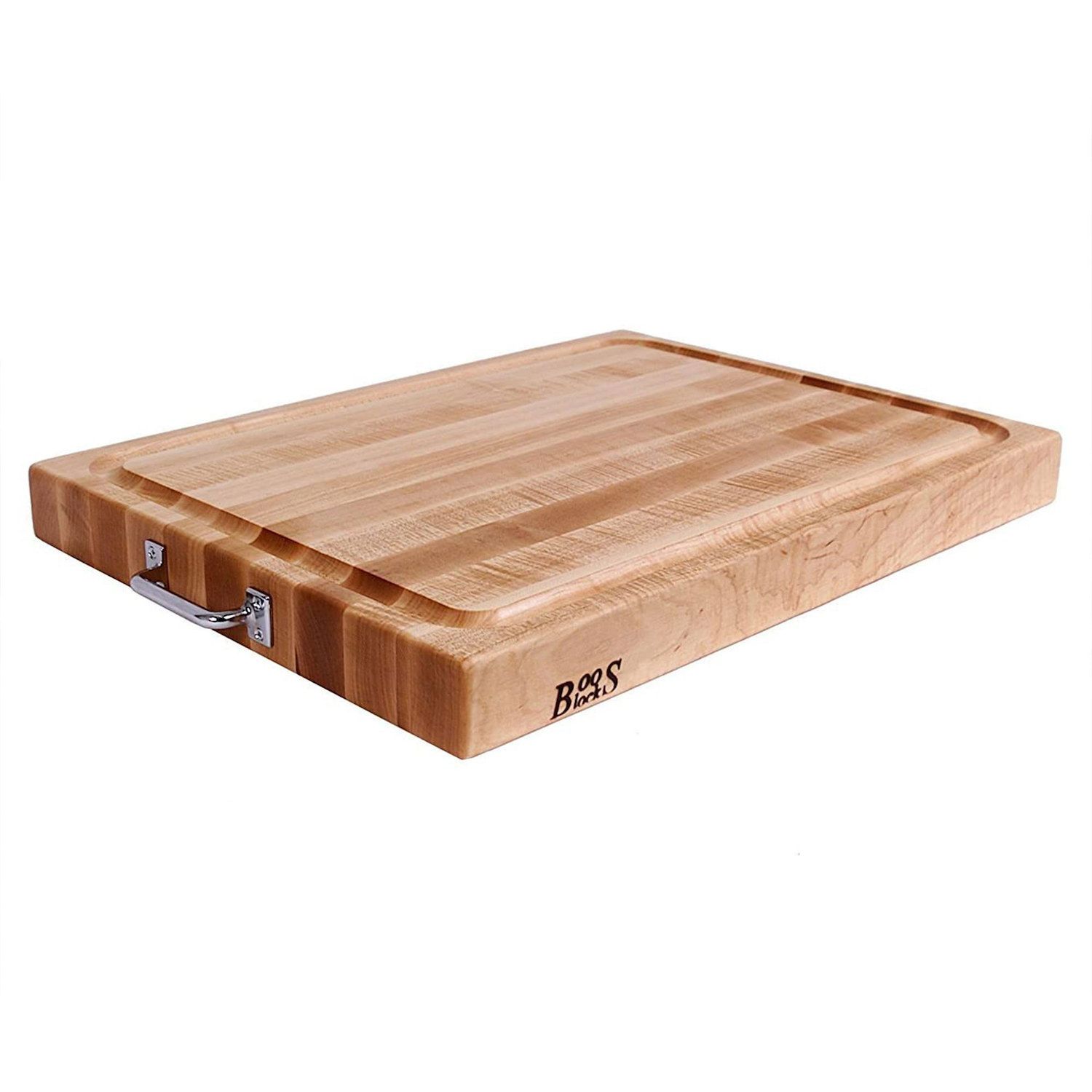 John Boos Block RAFR2418 24 X 18 Edge Grain Maple Wood Reversible   5081765