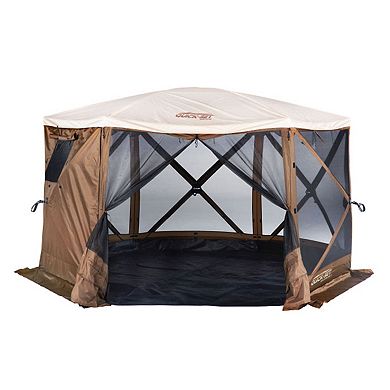 CLAM Quick-Set Pavilion Screened Canopy Tent Rain Fly Tarp, Cover Only, Tan