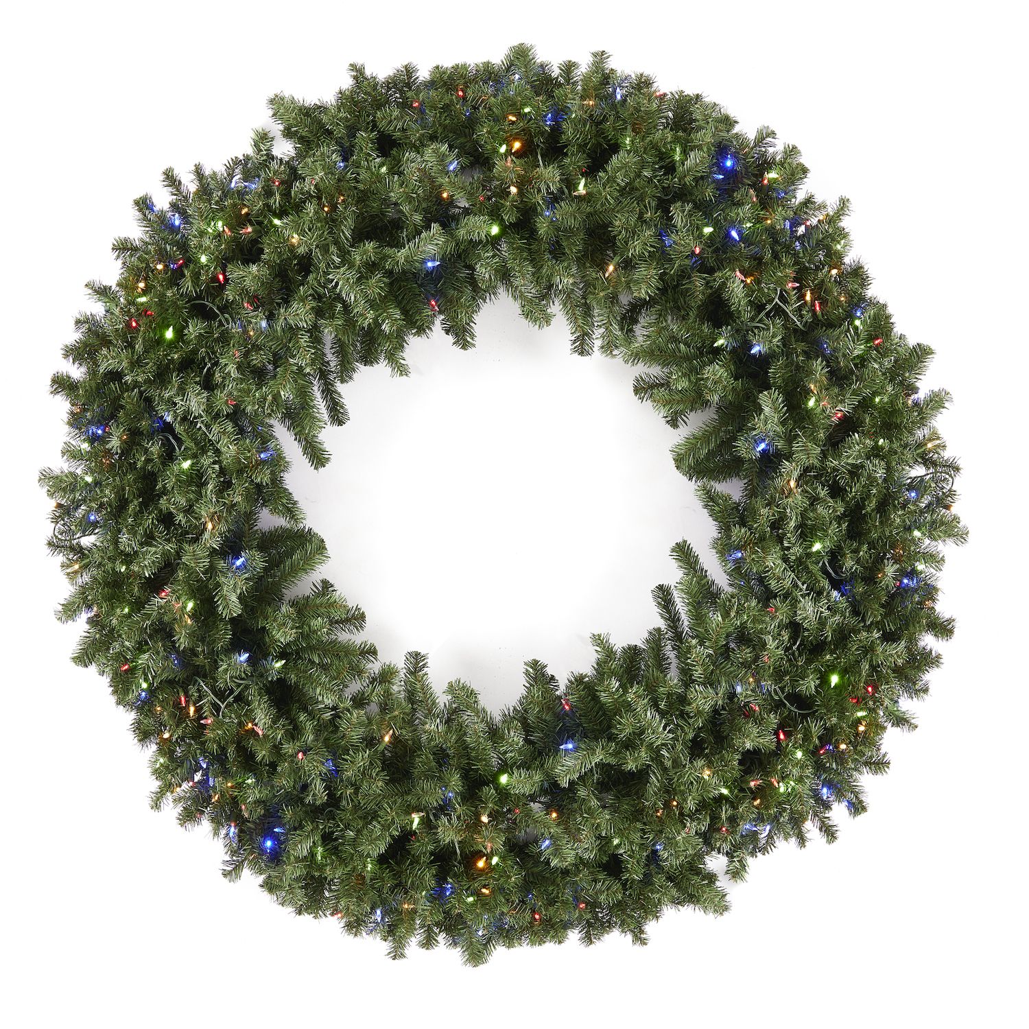 Image for Home Heritage 60" Pre-lit Holiday Christmas Wreath with 300 Color Changing LEDs at Kohl's.