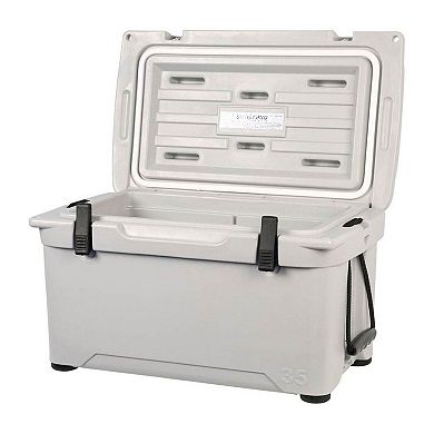 Engel Coolers 35 Quart 42 Can High Performance Roto Molded Ice Cooler, Gray