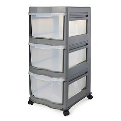 Stalwart 8 Bin Tool Rack Organizer- Wall Mountable Container with Removeable Drawers