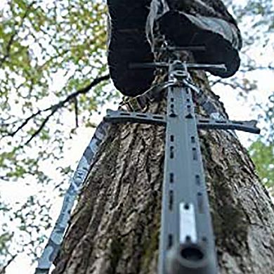 Hawk Helium Hunting Treestand Portable Climbing Sticks w/ Fold Up Steps, 3 Pack