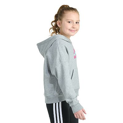 PULLOVER HOODIE CHILDHOOD（グレー） Logo-Graphic Zip-Front Hoodie for Boys | Old Navy