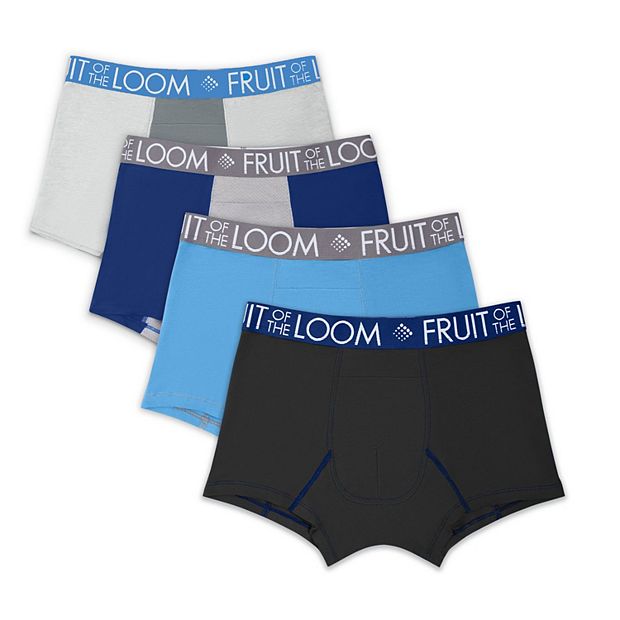 Men's Fruit of the Loom® Signature 4-pack Breathable Performance Cooling  Cotton-Blend Short-Leg Boxer Briefs