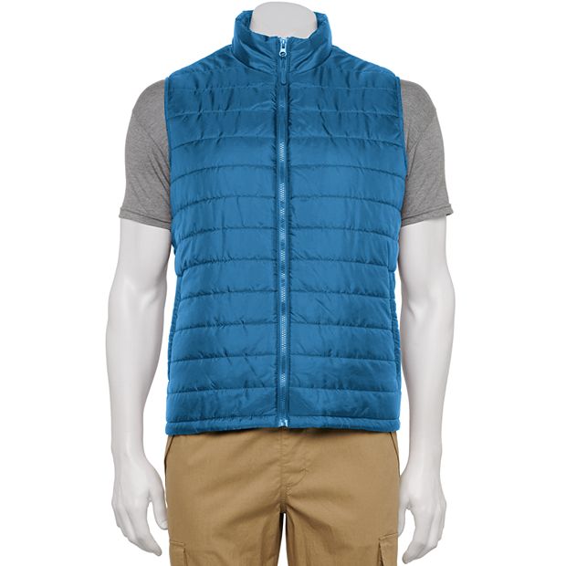 Kohls mens puffer vest sale