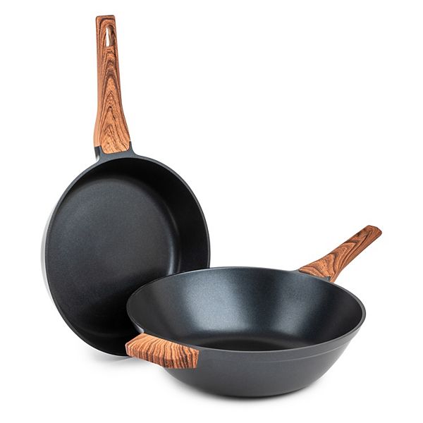 BKLYN ceramic NonStick Fry An Set 4 Pc Set 10” & 8” Fry Pan 2