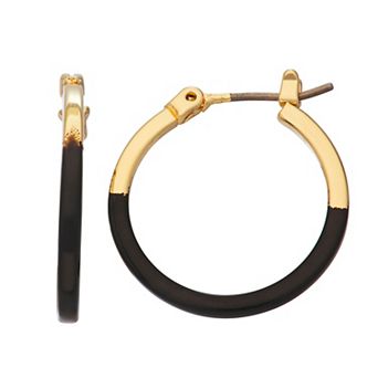 Nine West Gold-Tone Hoop Earrings