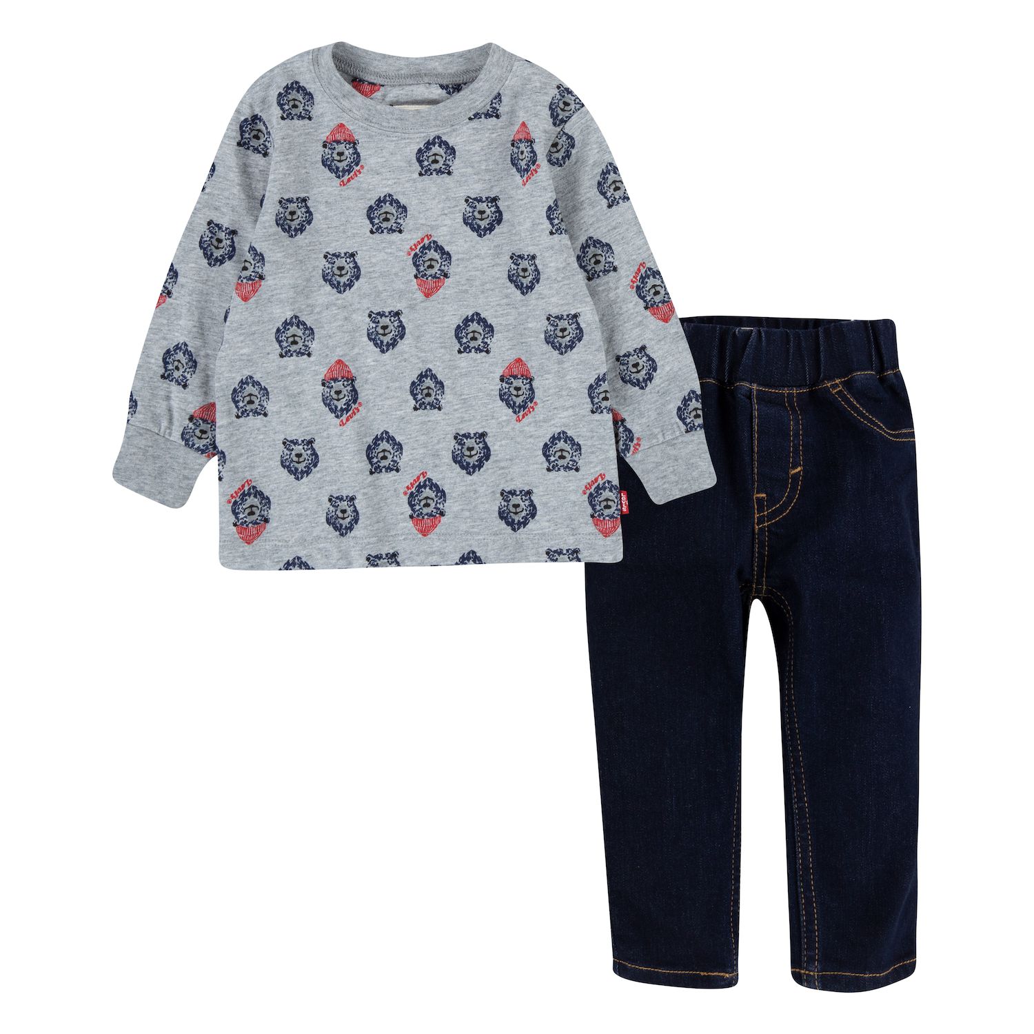 Image for Levi's Baby Boy Bear Tee & Jeans Set at Kohl's.