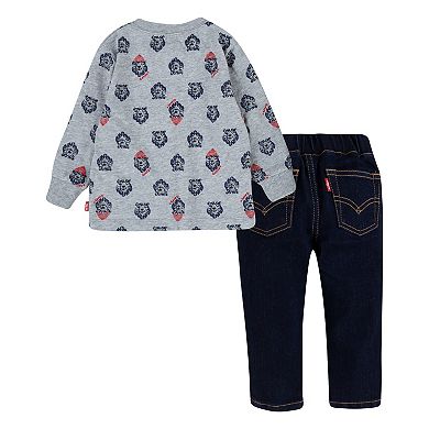 Baby Boy Levi's® Bear Tee & Jeans Set