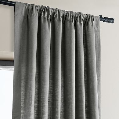 EFF Dune Textured Solid Cotton 2-pack Window Curtain Set