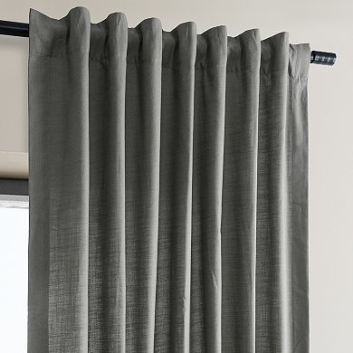 EFF Dune Textured Solid Cotton 2-pack Window Curtain Set