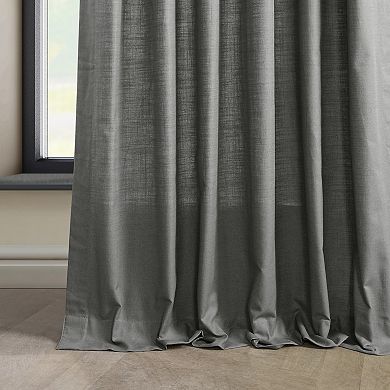 EFF Dune Textured Solid Cotton 2-pack Window Curtain Set
