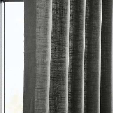 EFF Dune Textured Solid Cotton 2-pack Window Curtain Set