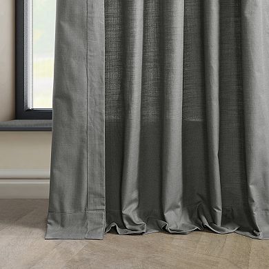 EFF Dune Textured Solid Cotton 2-pack Window Curtain Set