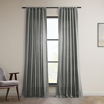 EFF Dune Cotton Light Filtering 2-pack Window Curtain Set