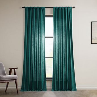 EFF Dune Cotton Light Filtering 2-pack Window Curtain Set