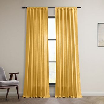 EFF Dune Cotton Light Filtering 2-pack Window Curtain Set