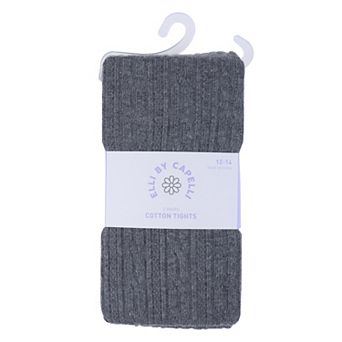 Girls 4-14 Elli by Capelli 2-Pack Cable & Solid Sweater Knit Full Tights