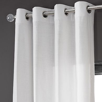 EFF Dune Cotton Light Filtering Grommet 2-pack Window Curtain Set