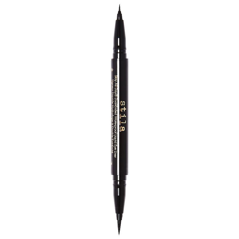 Stay All Day Dual-Ended Waterproof Liquid Eye Liner, Size: .033 FL Oz, Blac