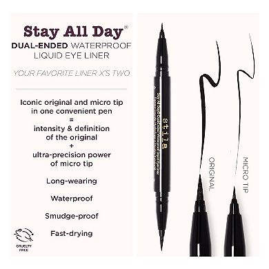 Stay All Day Dual-Ended Waterproof Liquid Eye Liner