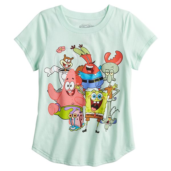 Unisex Old Navy Rainbow SpongeBob SquarePants Graphic T-Shirt XL