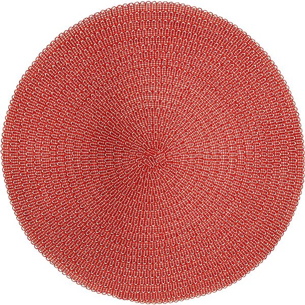 St. Nicholas Square® Round Red Placemat
