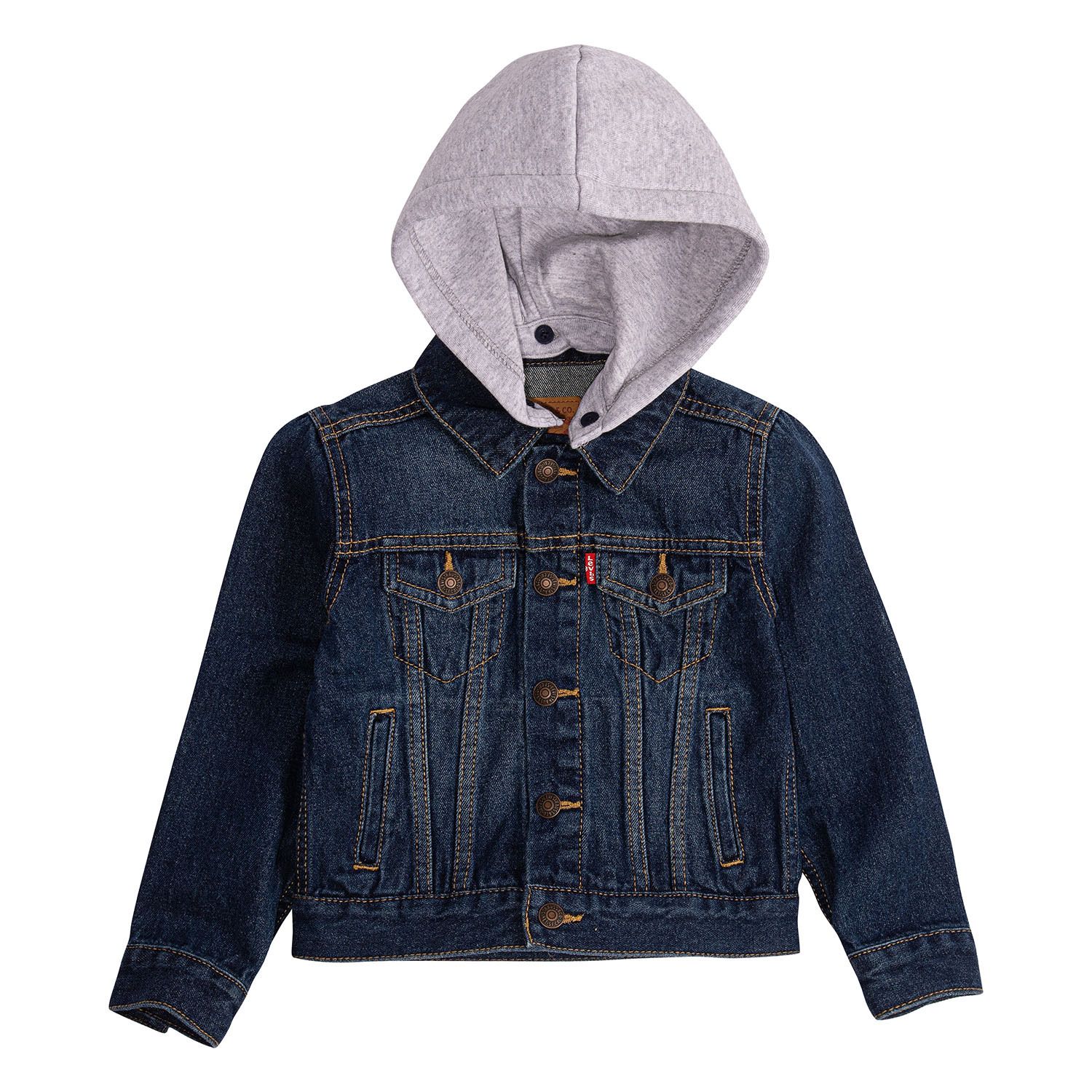 Image for Levi's Toddler Boy Hooded Fleece Trucker Jacket at Kohl's.