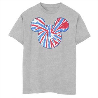 Disney's Mickey Mouse & Friends Boys 8-20 Mickey Americana Tie Dye Fill Graphic Tee