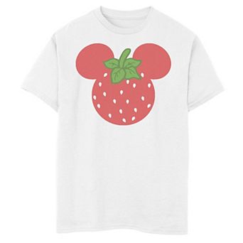 Disney's Mickey Mouse Boys 6-20 Strawberry Head Graphic Tee