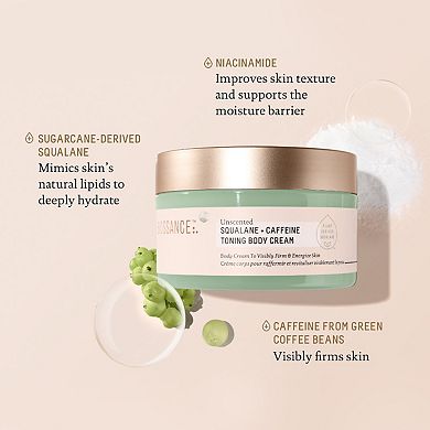 Squalane + Caffeine Toning Body Cream