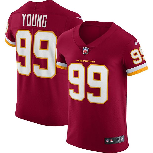 Women's Nike Chase Young Burgundy Washington Football Team Player Game Jersey