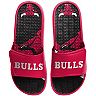 Men's FOCO Chicago Bulls Wordmark Gel Slide Sandals