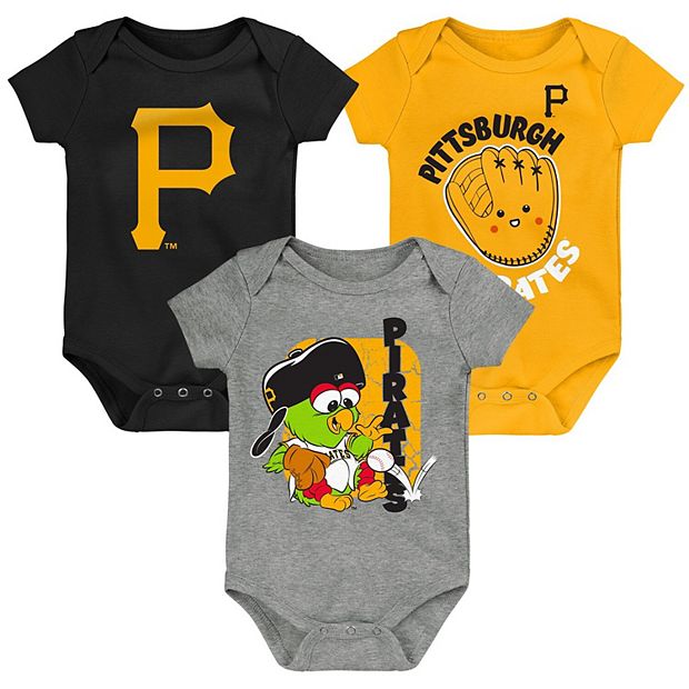 Outerstuff Big Boys and Girls Black Pittsburgh Pirates Logo