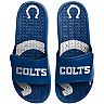 Men's FOCO Indianapolis Colts Wordmark Gel Slide Sandals
