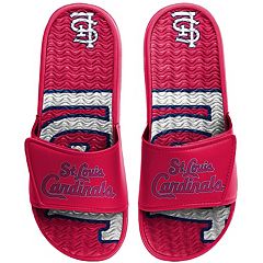 Men's St. Louis Cardinals FOCO Scuff Logo Slide Slippers