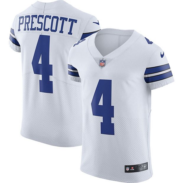 NFL Dallas Cowboys (Dak Prescott) Men's Football Home Game Jersey (White)