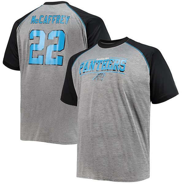 Men's Nike Christian McCaffrey Black Carolina Panthers Name & Number T-Shirt