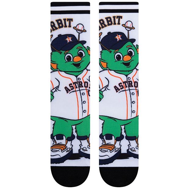 Men's Houston Astros Orbit Wrap Mascot Crew Socks