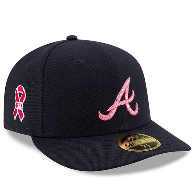 Men's New Era Navy Atlanta Braves 2021 Mother's Day On-Field Low Profile  59FIFTY Fitted Hat