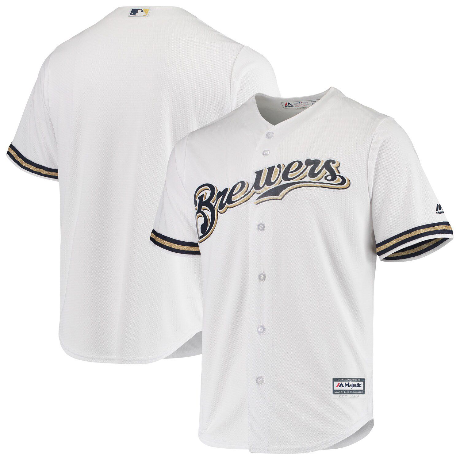 Toddler Nike Cream Milwaukee Brewers Replica Team Jersey Size: 2T