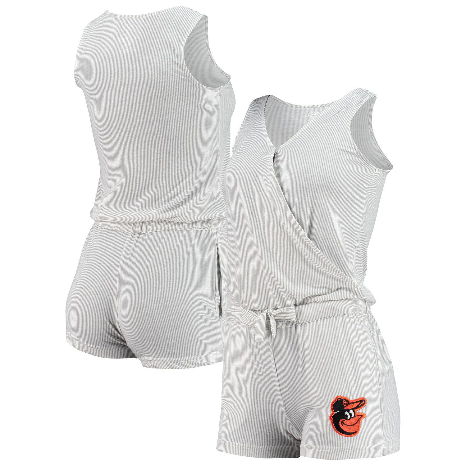 Image for Unbranded Women's Concepts Sport Gray Baltimore Orioles Gateway V-Neck Romper at Kohl's.