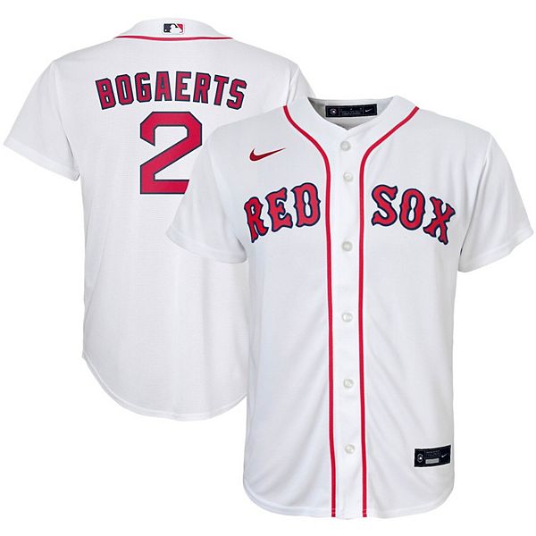 Youth Boston Red Sox Xander Bogaerts Nike White Alternate Replica Player  Jersey