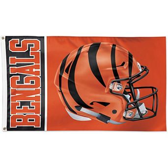 WinCraft Cincinnati Bengals 3' x 5' Helmet Deluxe Single-Sided Flag