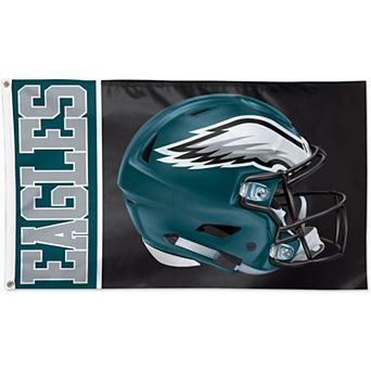 WinCraft Philadelphia Eagles 3' x 5' Helmet Deluxe Single-Sided Flag
