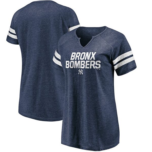  Nike Men's New York Yankees Navy Bronx Bombers Raglan