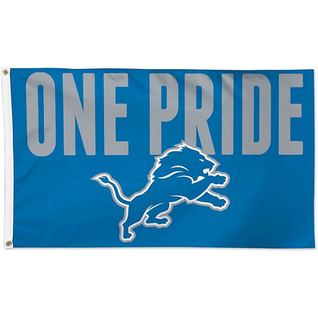 WinCraft Detroit Lions 3' x 5' Slogan Deluxe Single-Sided Flag