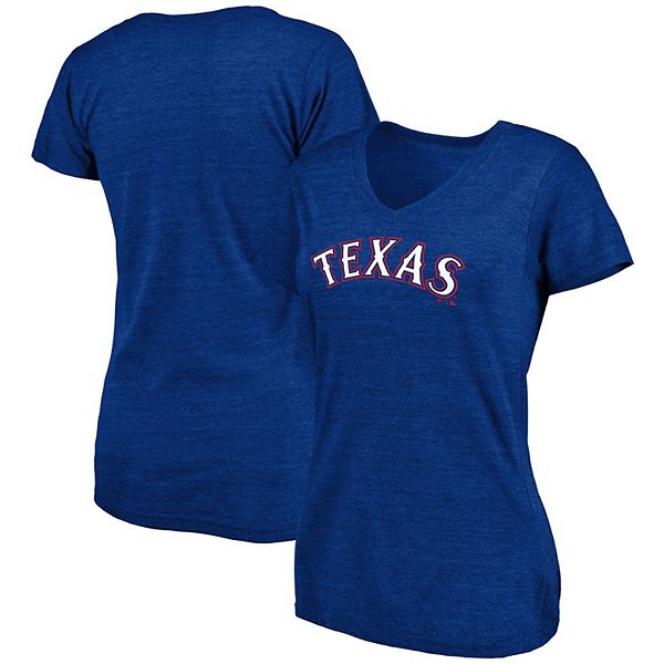 Men's Texas Rangers Fanatics Branded Royal Official Wordmark T-Shirt