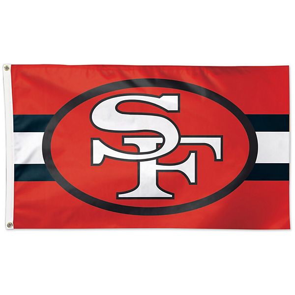 WinCraft San Francisco 49ers 3' x 5' Historic Logo One-Sided Flag