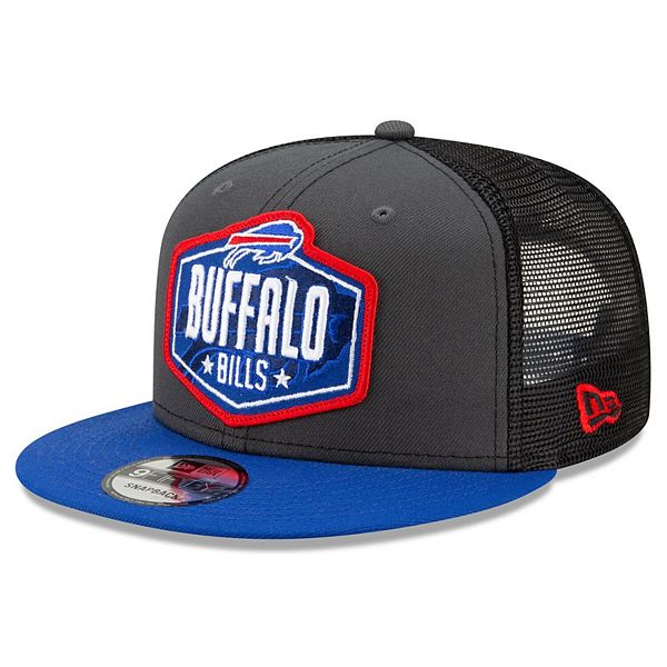 Buffalo Bills New Era Throwback Logo A-Frame Trucker 9FORTY Adjustable Hat  - Royal